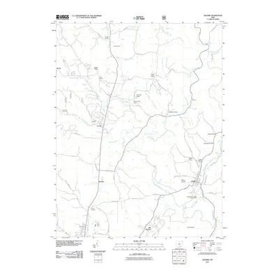 2011 Map of Zaleski, 2011 Print