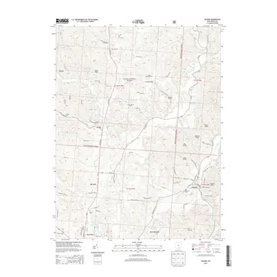 2013 Map of Zaleski, 2013 Print