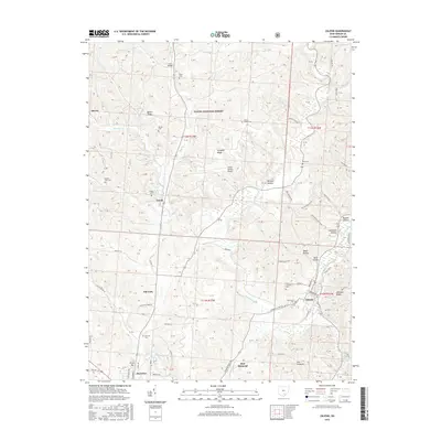 2016 Map of Zaleski, 2016 Print
