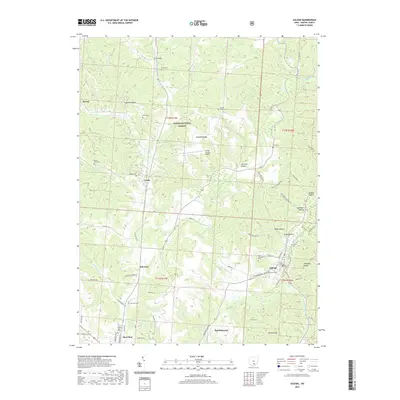 2019 Map of Zaleski, 2019 Print