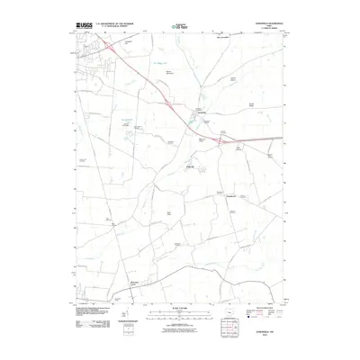 2010 Map of Zanesfield, 2010 Print