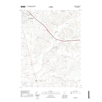 2019 Map of Zanesfield, 2019 Print