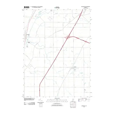 2010 Map of Zanesville, 2010 Print