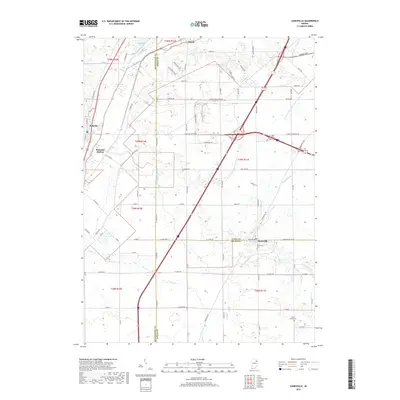 2019 Map of Zanesville, 2019 Print