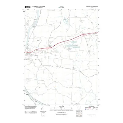 2010 Map of Zanesville East, 2010 Print