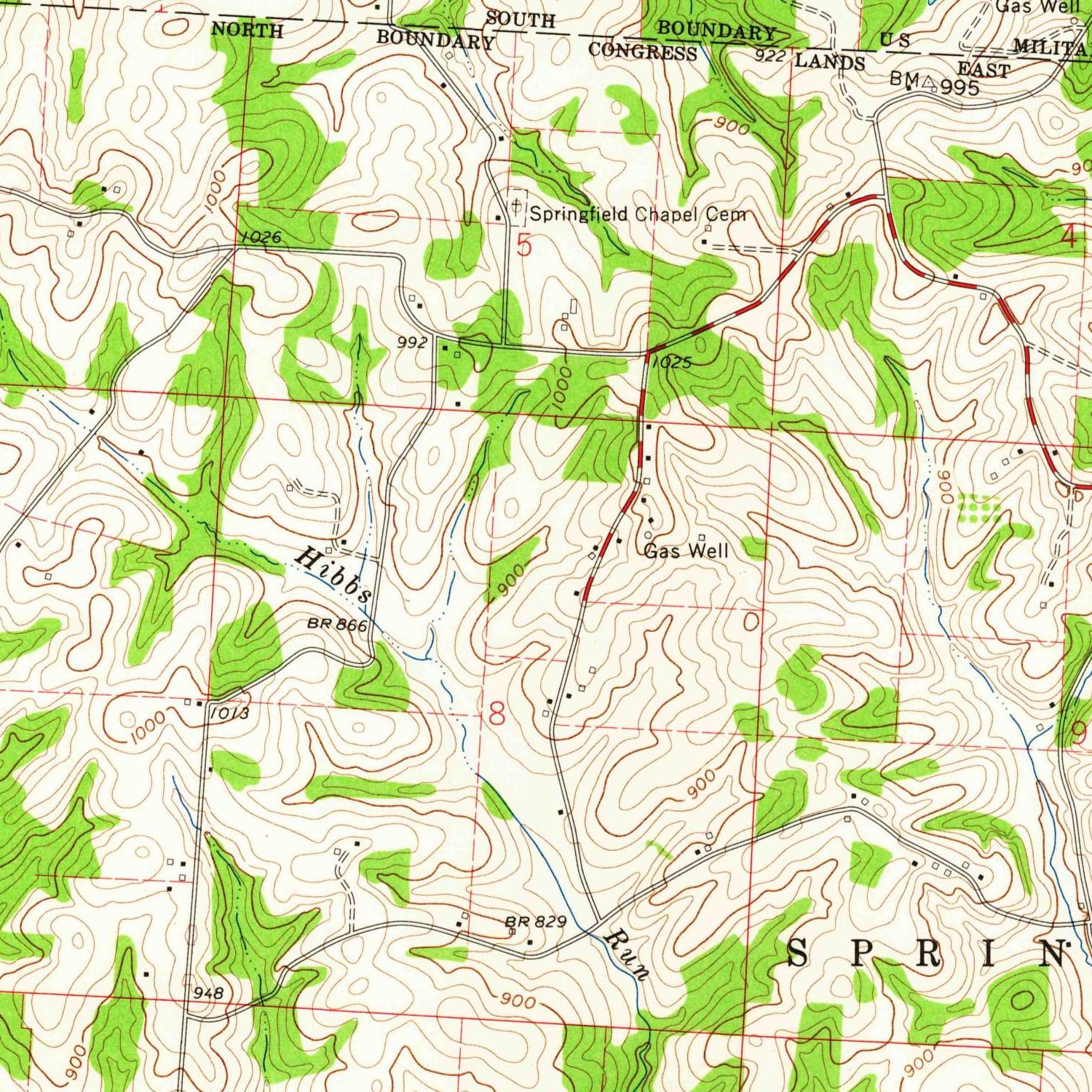 1961 Map of Zanesville West, Muskingum County, OH — High-Res | Pastmaps, image size:1500x1500
