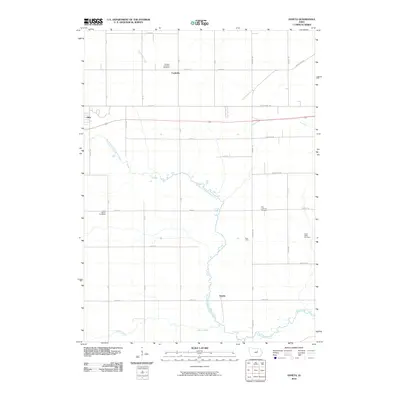 2010 Map of Zaneta, 2010 Print
