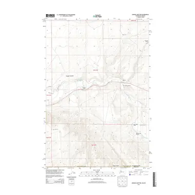 2014 Map of Zangar Junction, 2014 Print