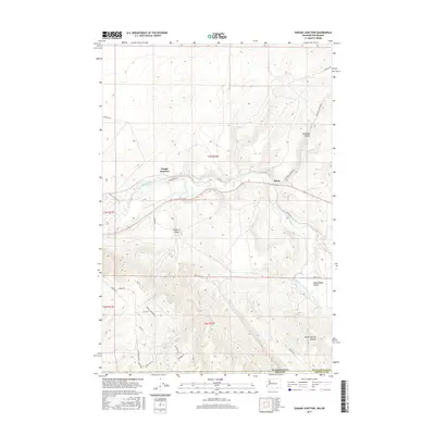 2017 Map of Zangar Junction, 2017 Print