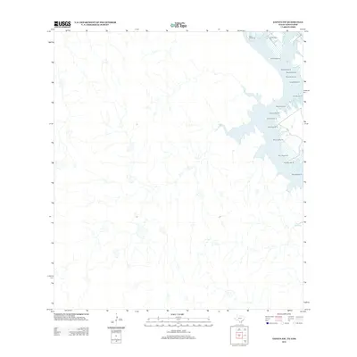 2012 Map of Zapata NW, 2012 Print