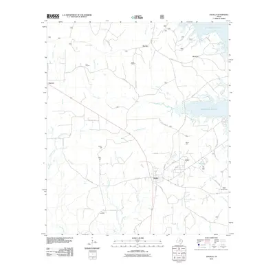 2010 Map of Zavalla, 2010 Print