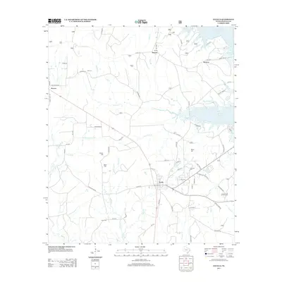 2013 Map of Zavalla, 2013 Print