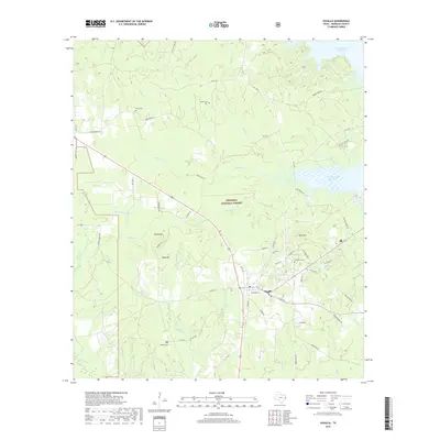 2019 Map of Zavalla, 2019 Print