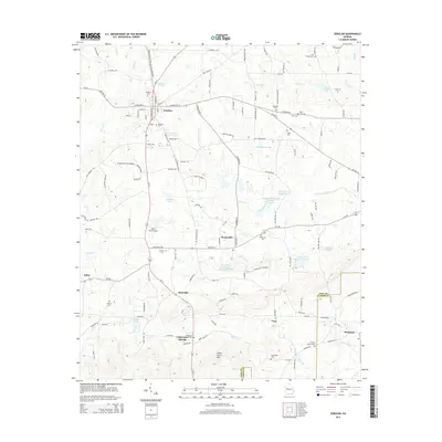 2014 Map of Zebulon, 2014 Print