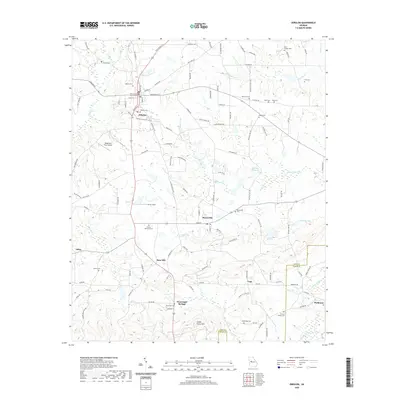 2020 Map of Zebulon, 2020 Print