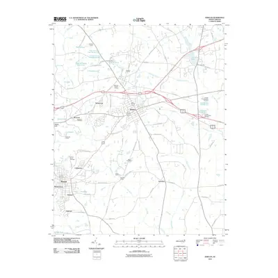 2010 Map of Zebulon, 2010 Print