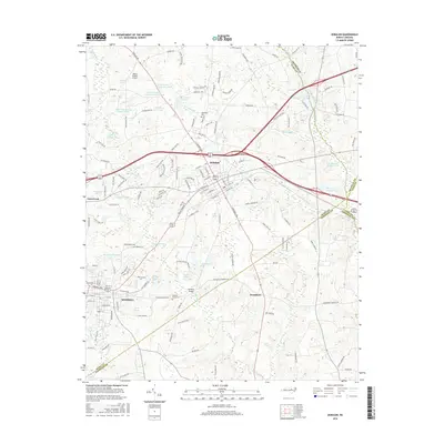 2016 Map of Zebulon, 2016 Print