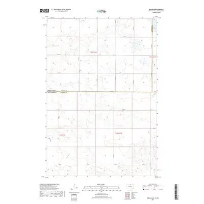 2017 Map of Zeeland NW, 2017 Print