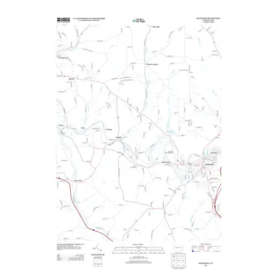 2013 Map of Zelienople, 2013 Print