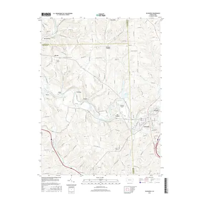 2016 Map of Zelienople, 2016 Print