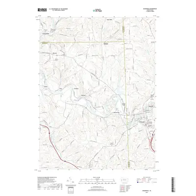 2019 Map of Zelienople, 2019 Print