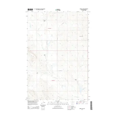2014 Map of Zempel Lake, 2014 Print