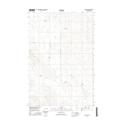 2017 Map of Zempel Lake, 2017 Print