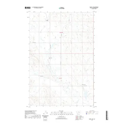 2020 Map of Zempel Lake, 2020 Print