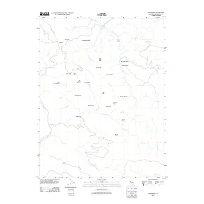2012 Map of Zeni Ridge, 2012 Print