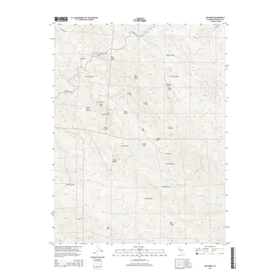 2015 Map of Zeni Ridge, 2015 Print
