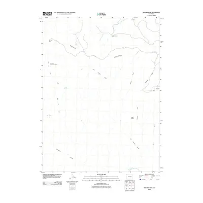 2010 Map of Zenobia Peak, 2010 Print