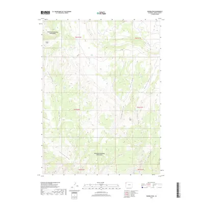 2019 Map of Zenobia Peak, 2019 Print