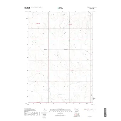 2017 Map of Zeona NE, 2017 Print