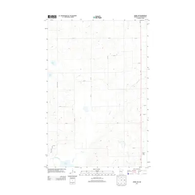 2013 Map of Zerkel NW, 2013 Print