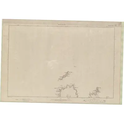 1900 Map of Zetland Sheet I, 1902 Print