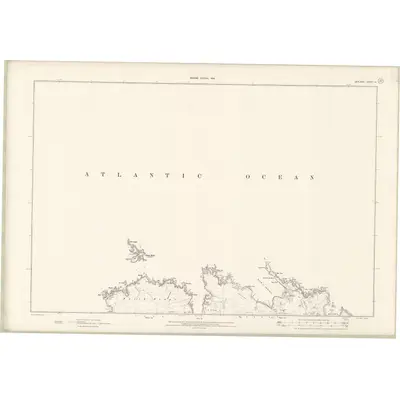 1900 Map of Zetland Sheet IV, 1902 Print