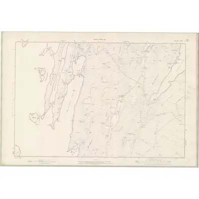 1900 Map of Zetland Sheet LII, 1902 Print