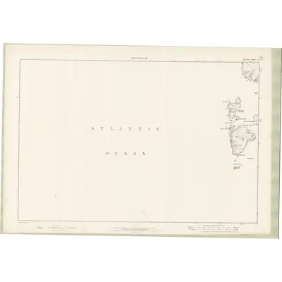 1900 Map of Zetland Sheet LV, 1903 Print