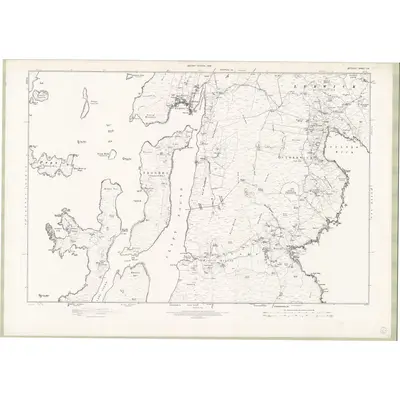 1959 Map of Zetland Sheet LVI
