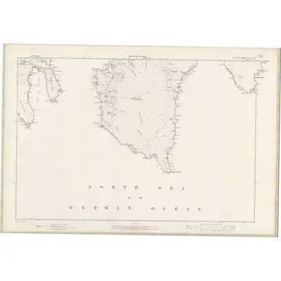 1900 Map of Zetland Sheet LVII & LVIIa, 1903 Print