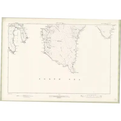 1959 Map of Zetland Sheet LVII & LVIIa