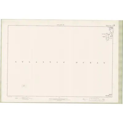 1900 Map of Zetland Sheet LXI, 1903 Print