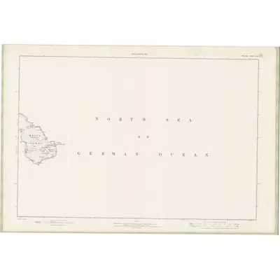 1900 Map of Zetland Sheet LXIII, 1903 Print