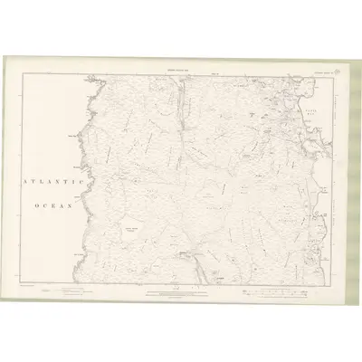 1900 Map of Zetland Sheet VII, 1902 Print