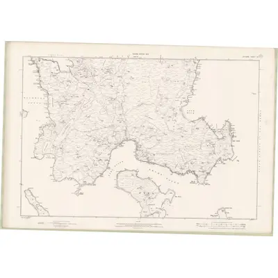 1900 Map of Zetland Sheet VIII, 1902 Print