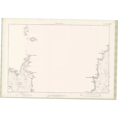 1900 Map of Zetland Sheet X, 1902 Print