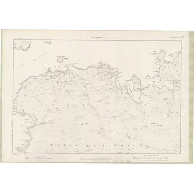 1900 Map of Zetland Sheet XLI, 1902 Print