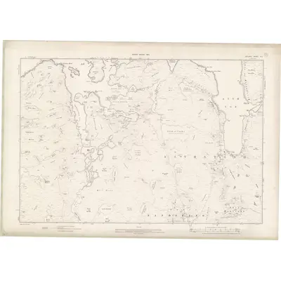 1900 Map of Zetland Sheet XLII, 1903 Print