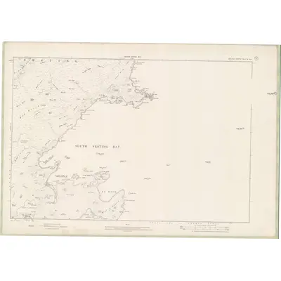 1900 Map of Zetland Sheet XLIV & XLV, 1903 Print