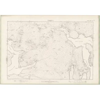 1900 Map of Zetland Sheet XLVII, 1903 Print